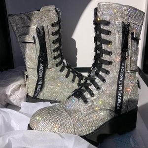 (LIMITED EDITION) Dolls Kill Billionaire Bling Boots